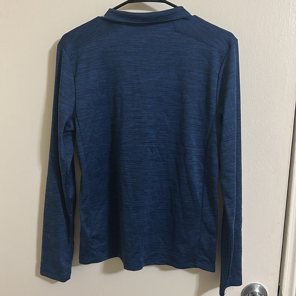 EUC Vineyard Vines Boys Navy Performance Sankaty Quarter Zip XL (18) - Picture 5 of 5